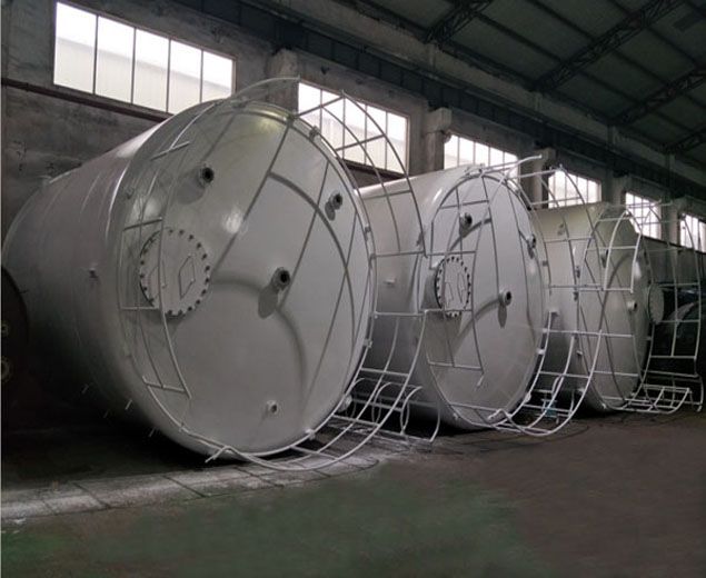 廣東廣州55m3鋼襯PE次氯酸鈉儲罐項目案例